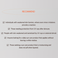 Cargar la imagen en la vista de la galería, Recommendations for IDENEL INTENSIVE REPAIR DAILY SUN SERUM users focusing on skin barrier care and UV protection.