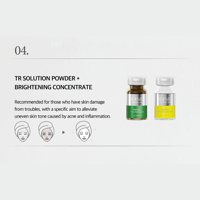 Set de IDENEL PEPTAXEL TR SOLUTION POWDER + BRIGHTENING CONCENTRATE - IDENEL