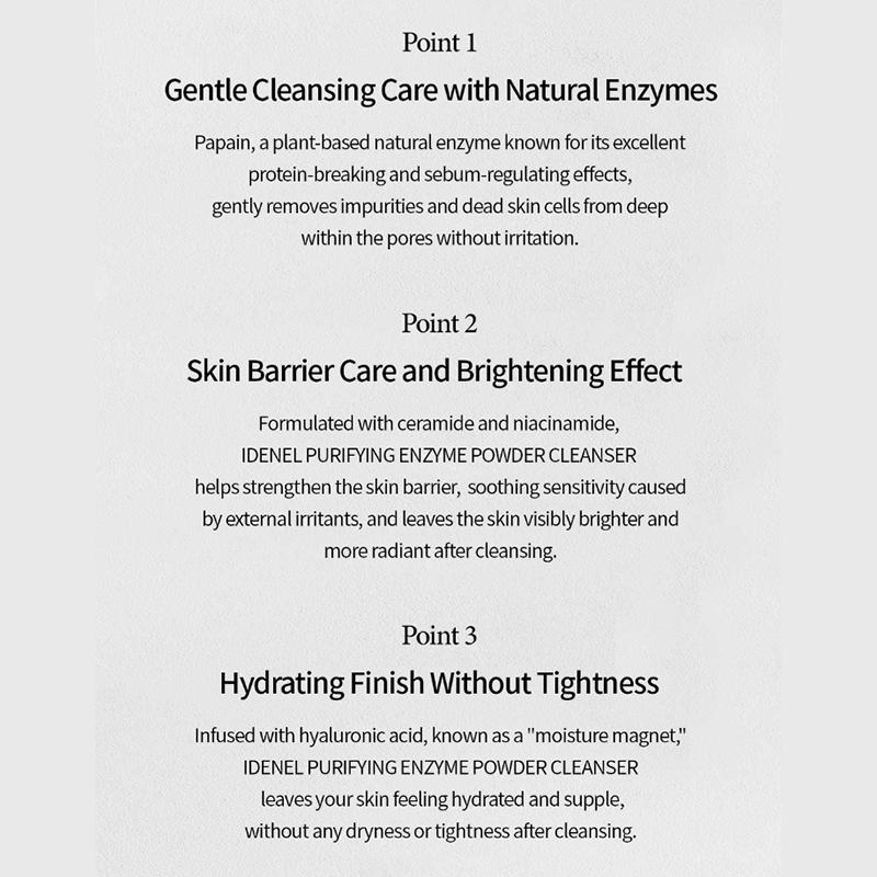 PURIFYING ENZYME POWDER CLEANSER - IDENEL